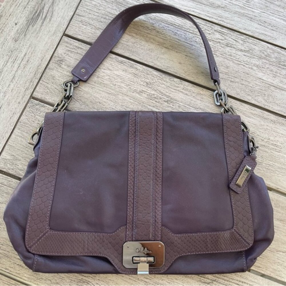 Cole Haan Valise Jenna Leather Satchel Shoulder Bag